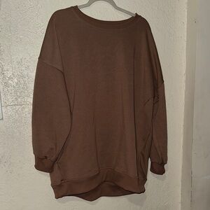 HALARA Chocolate Brown Sweatshirt